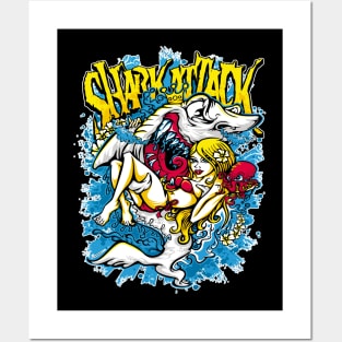 Shark Attack Posters and Art